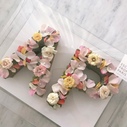 抹茶柚香字母蛋糕AP