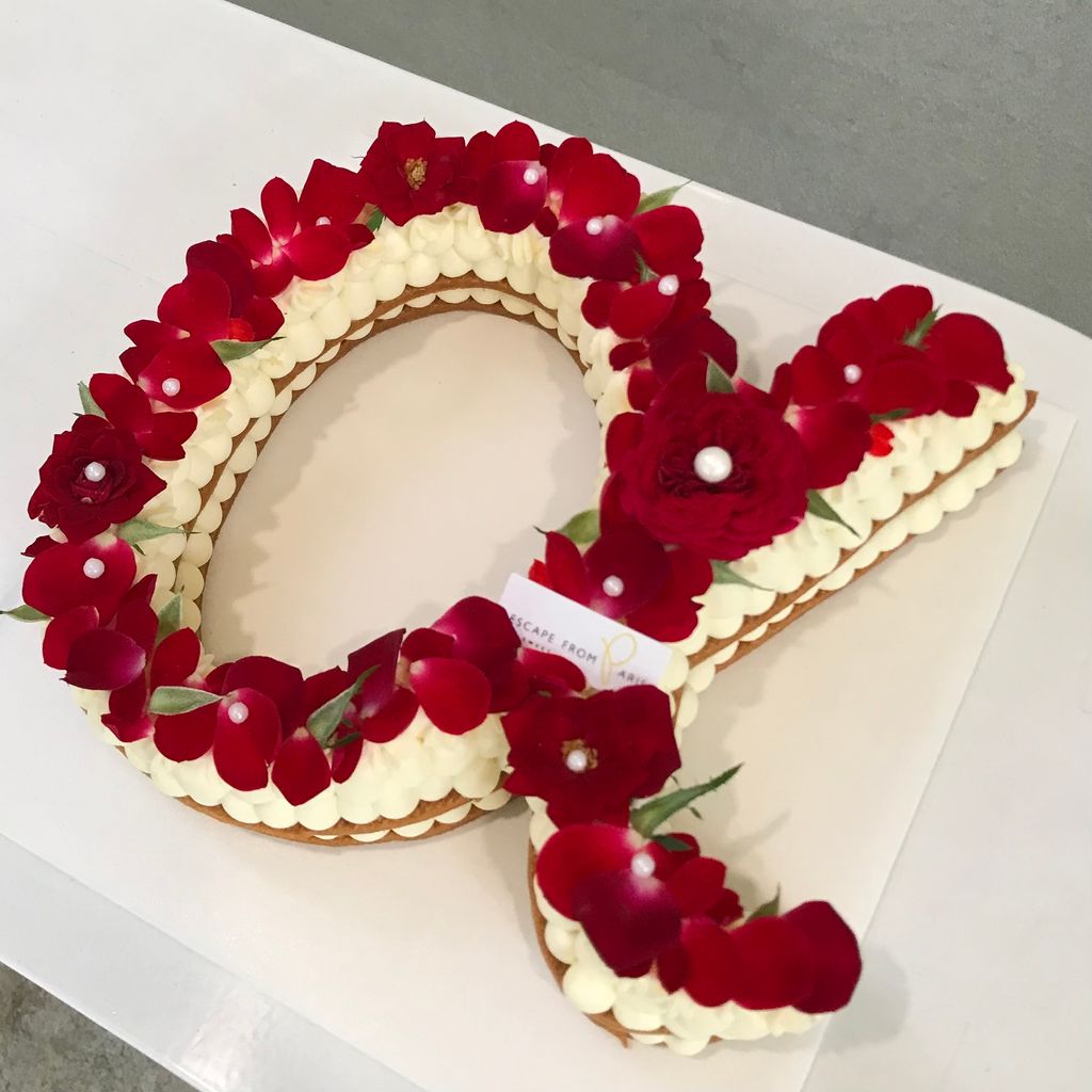 食用花蛋糕特殊圖案