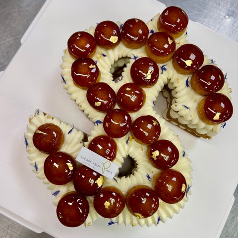 聖多諾黑蛋糕金錢圖案