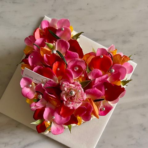 食用花實心愛心