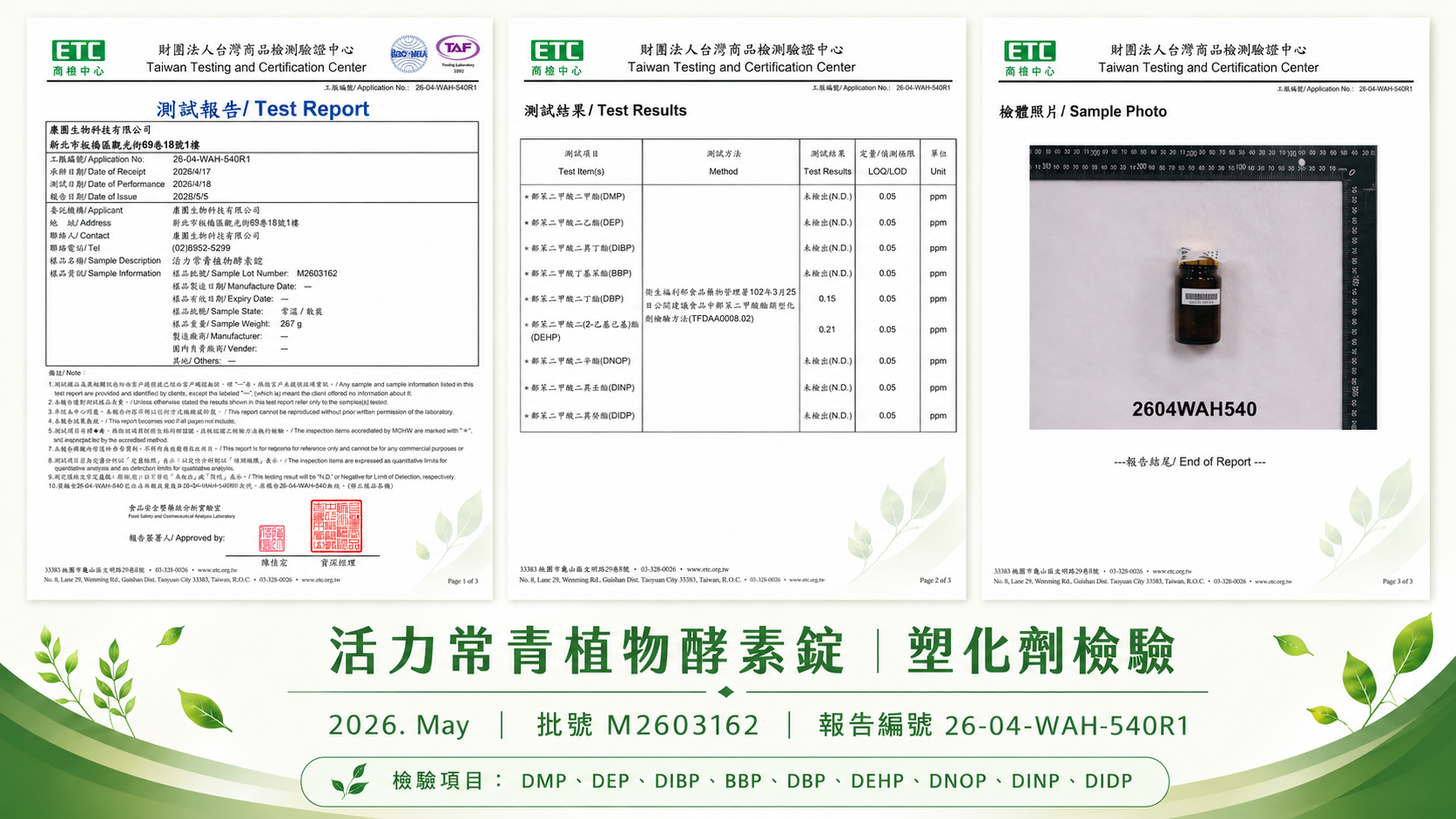 202605酵素錠(塑化劑)檢驗報告