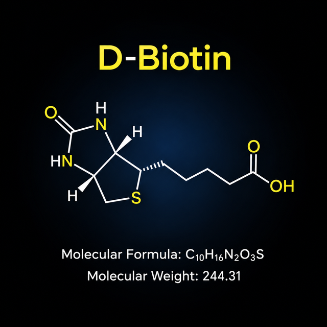 現代科學｜D-Biotin 分子結構