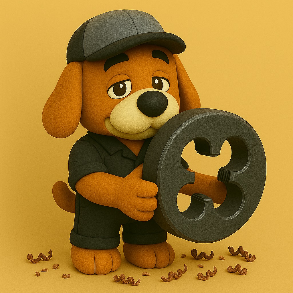 黑汪小教室 #9｜丸駒為什麼有剖溝與螺絲孔？外牙攻牙的祕密設計！（附影片教學）