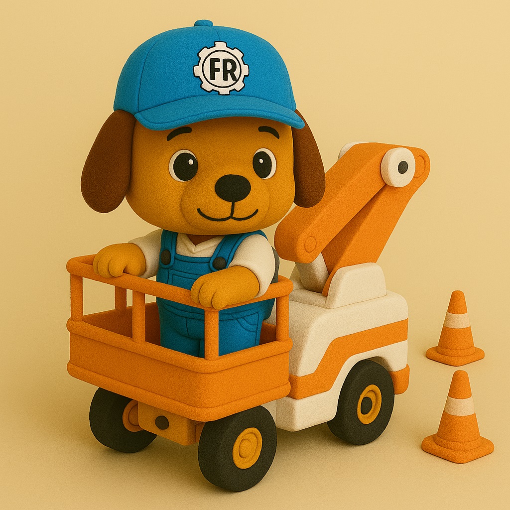 吉祥物娃娃-工具狗(升降平台車)