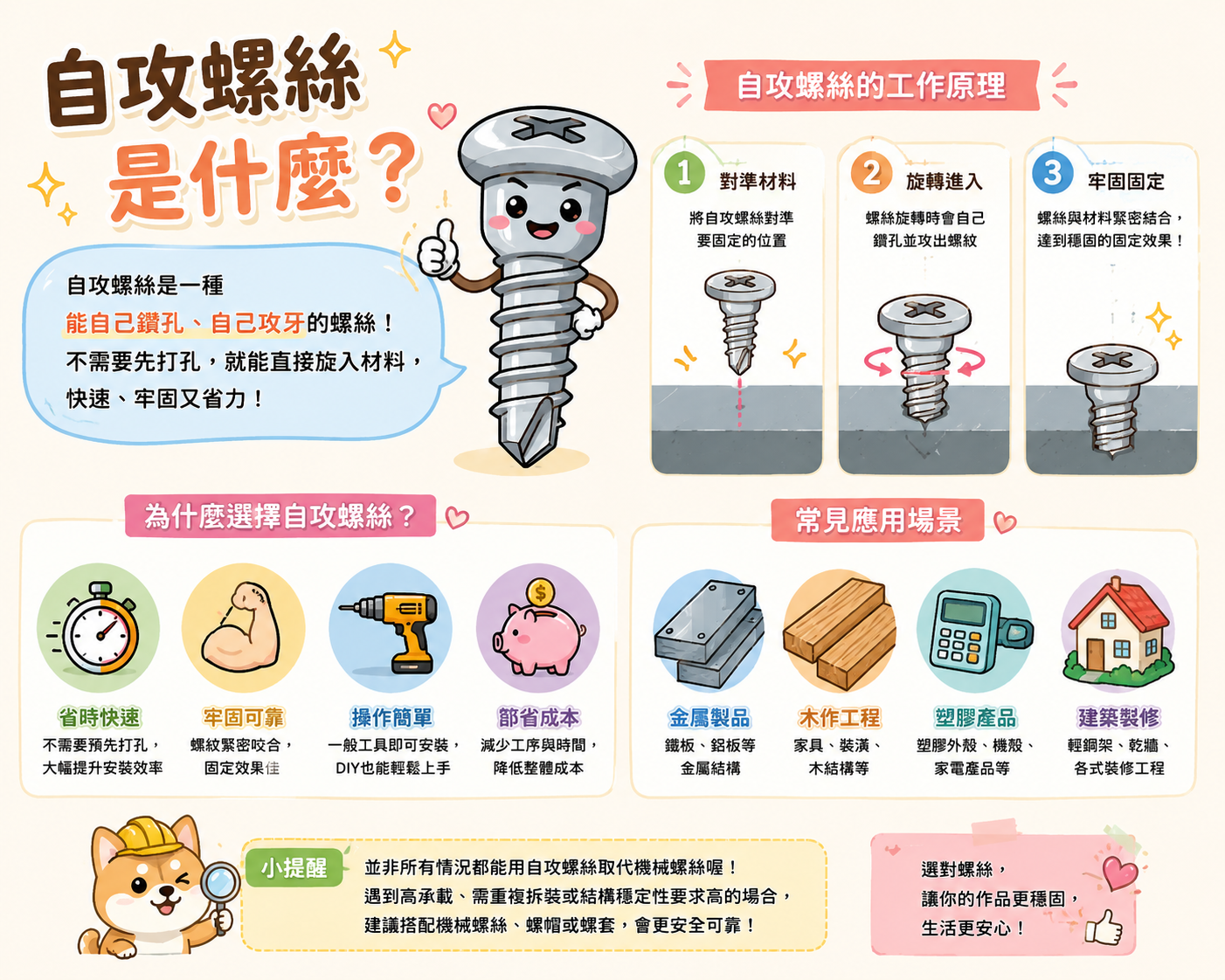 自攻螺絲是什麼-示意圖