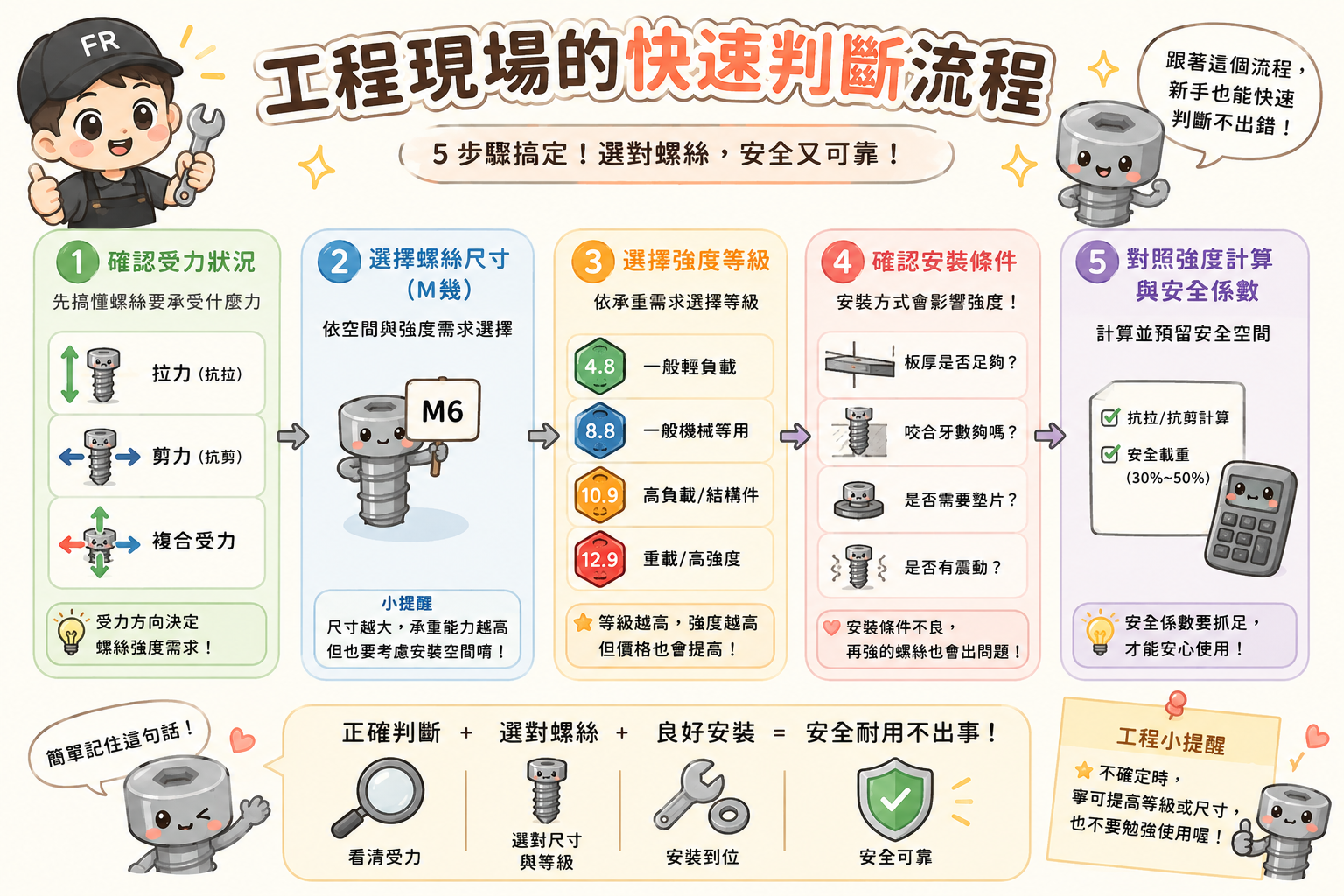 螺絲強度工程現場的快速判斷流程
