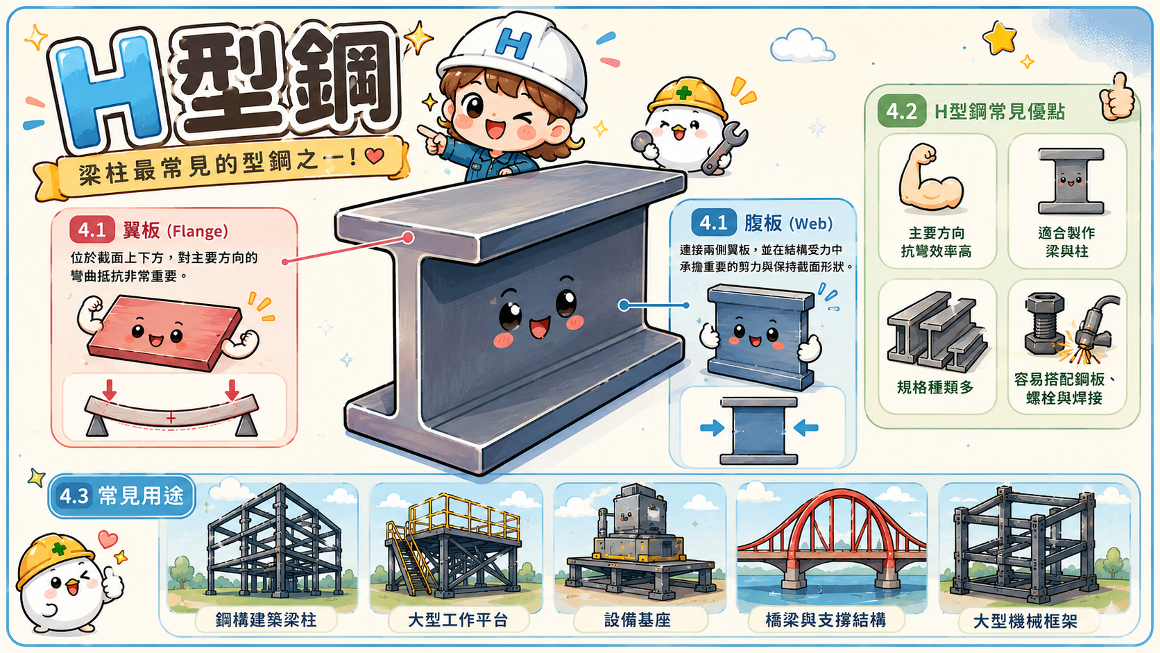 H型鋼示意圖
