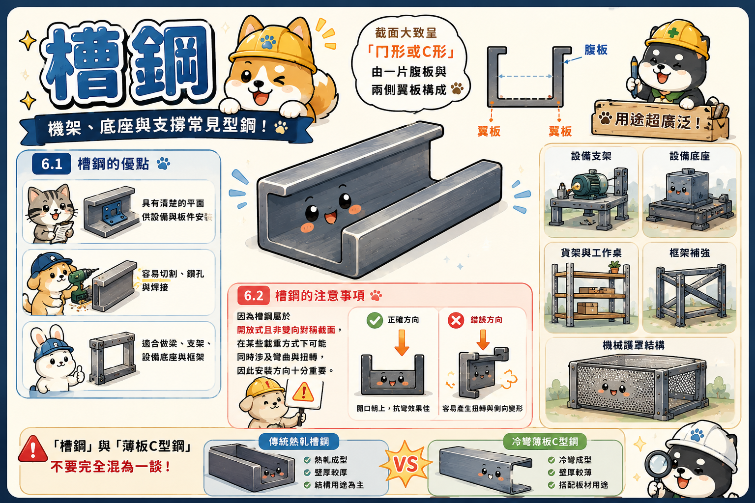 槽鐵示意圖