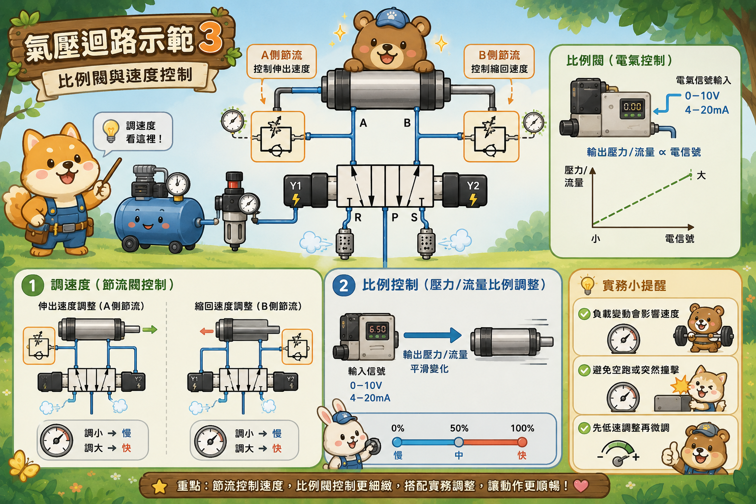 氣壓迴路示範圖
