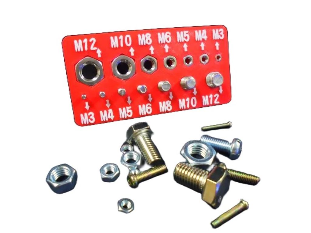 公制內外螺紋牙規(不鏽鋼)-去背