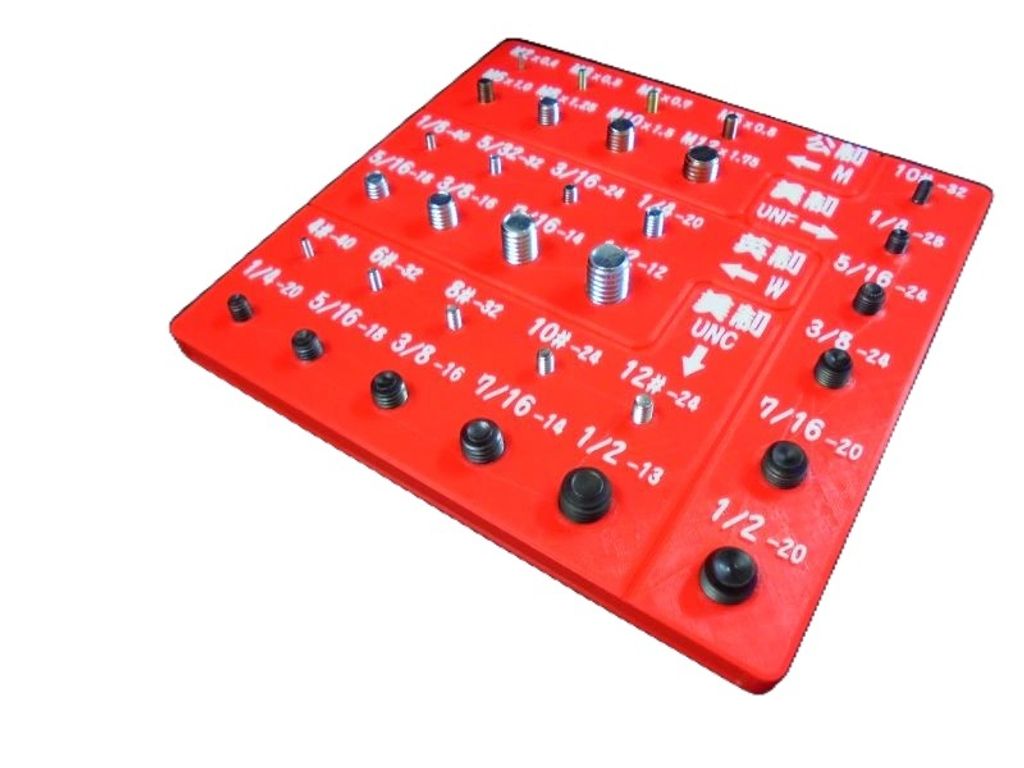 公英美制內螺紋牙規大全