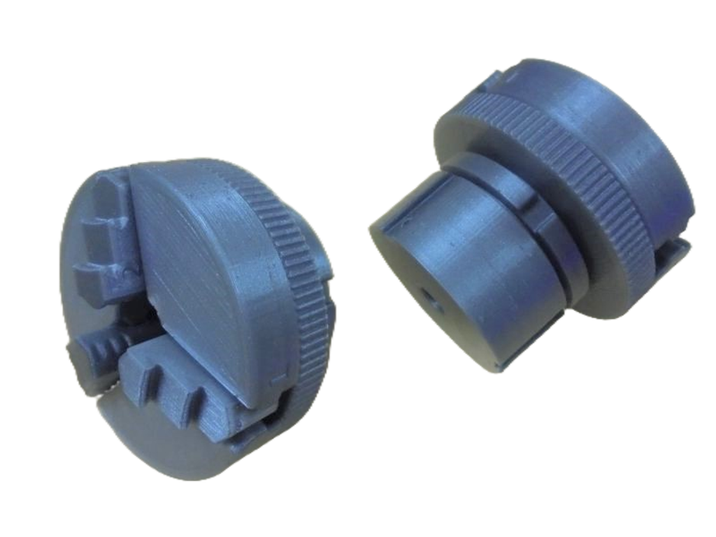 迷你可動三爪夾頭(含聯軸器)-去背