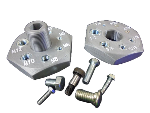 公英制螺帽造型牙規-去背