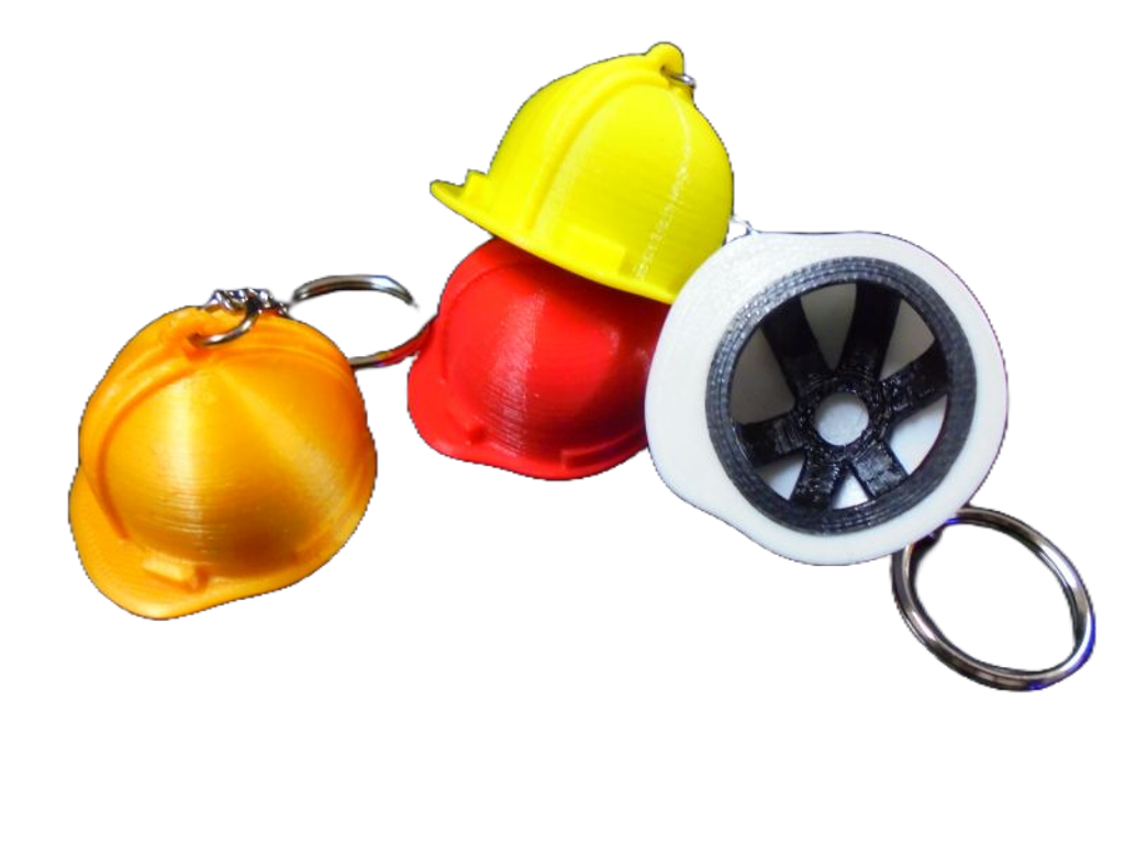 工地安全帽鑰匙圈去背