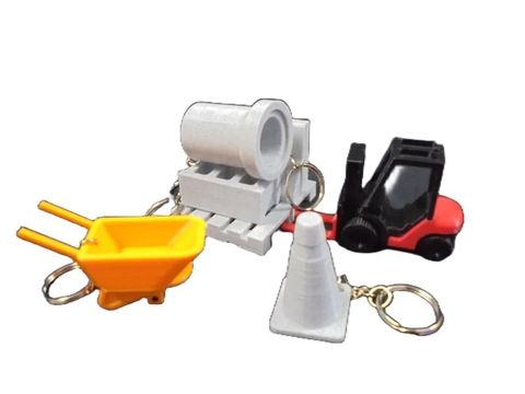 迷你水泥工程(鑰匙圈)-去背