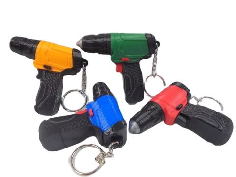 迷你電鑽鑰匙圈-去背