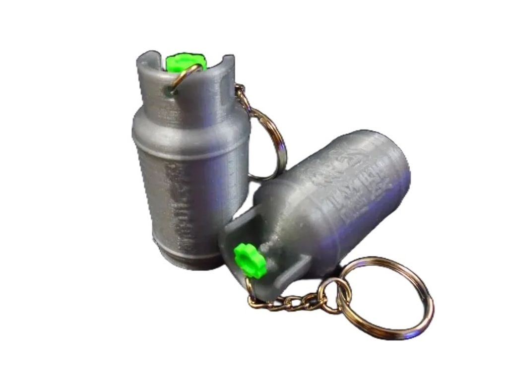 迷你瓦斯桶鑰匙圈-去背