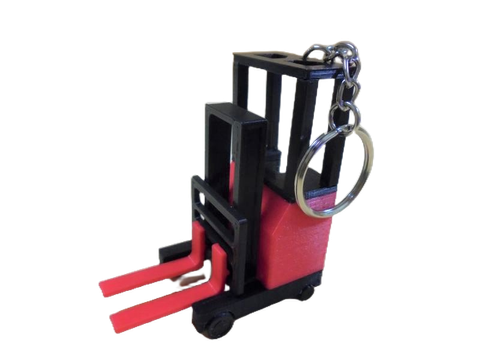 電動堆高機鑰匙圈去背