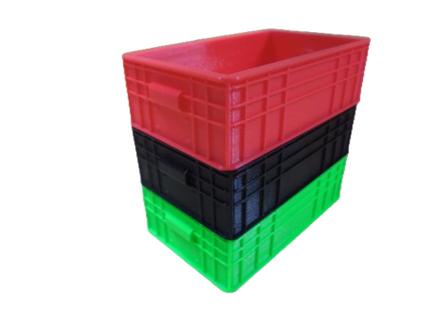 迷你工業塑膠籃-去背