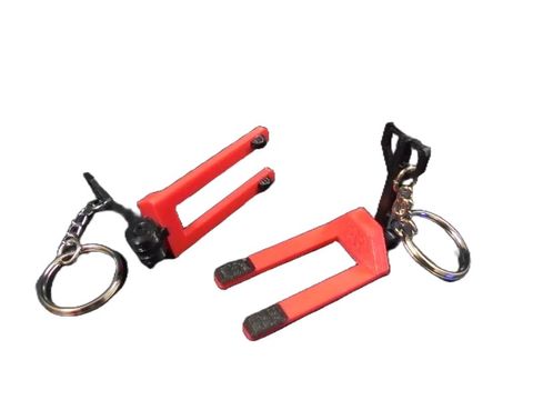 迷你仿真油壓板車(鑰匙圈)-去背