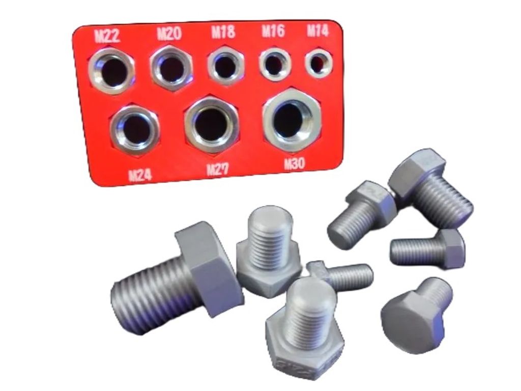 公制外螺紋超大型牙規-去背