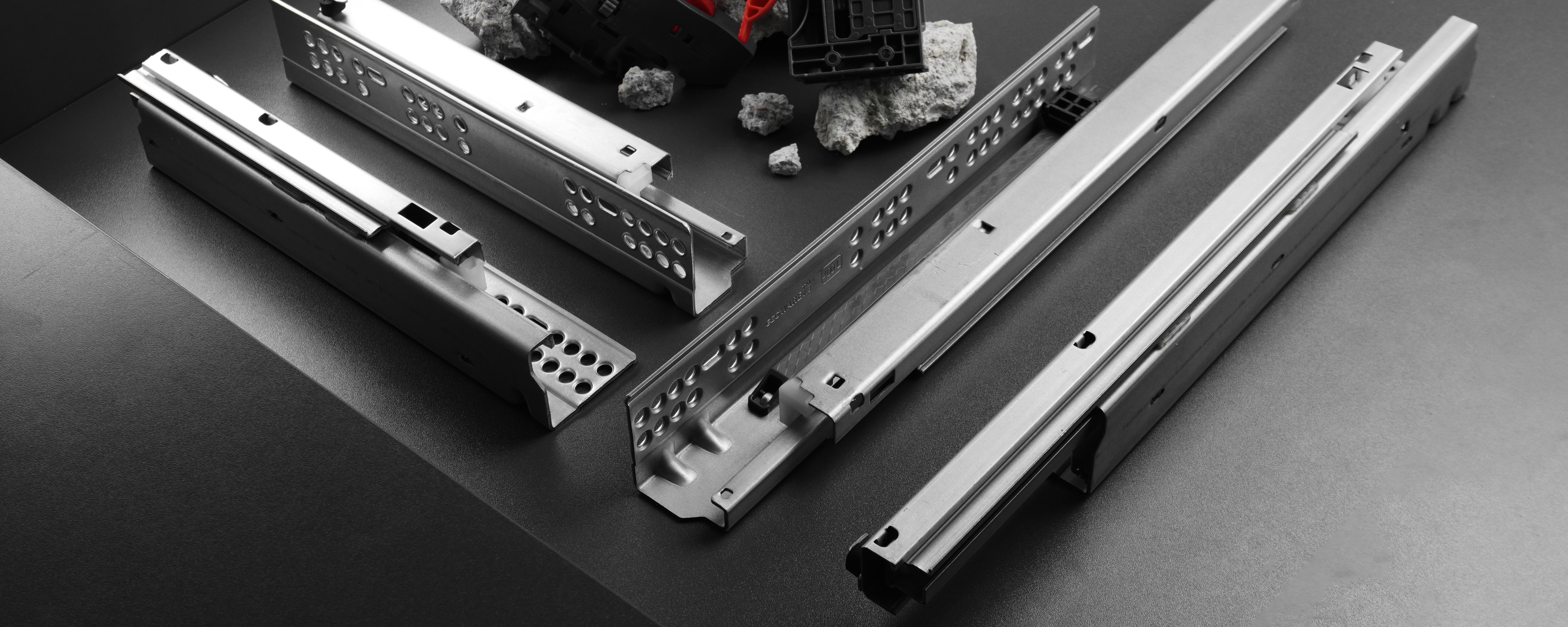 707CJH UNDERMOUNT FULL EXTENSION DRAWER SLIDE (ECO)