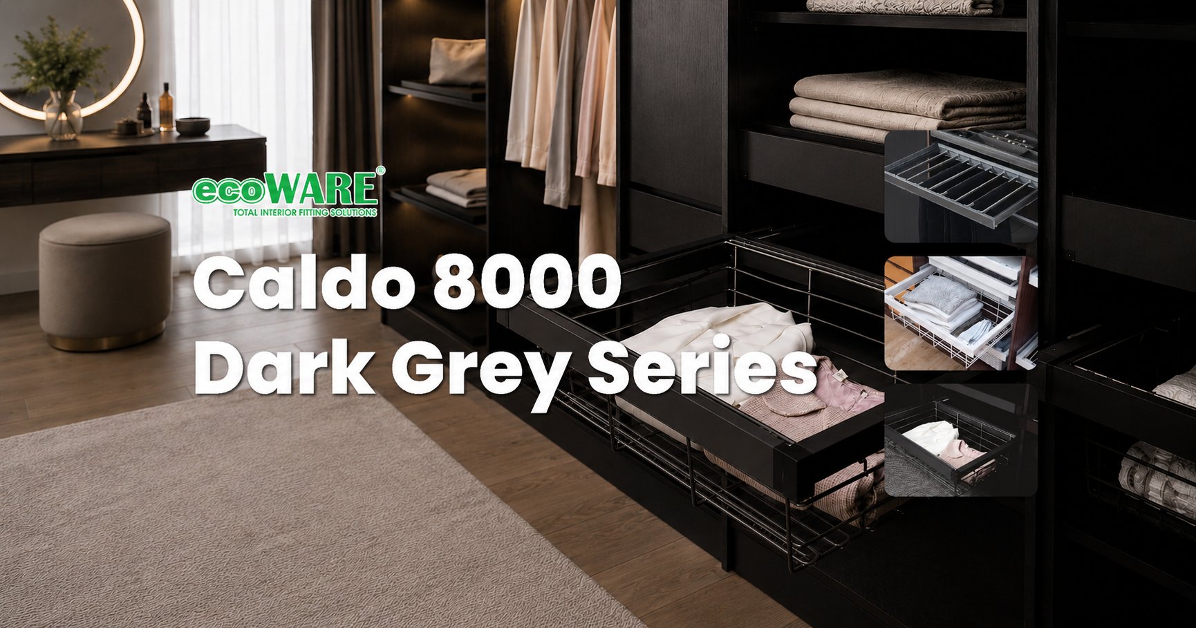 Renovating Your Wardrobe? Here's Why Caldo 8000 Series Dark Grey Should Be On Your List 🏠🖤