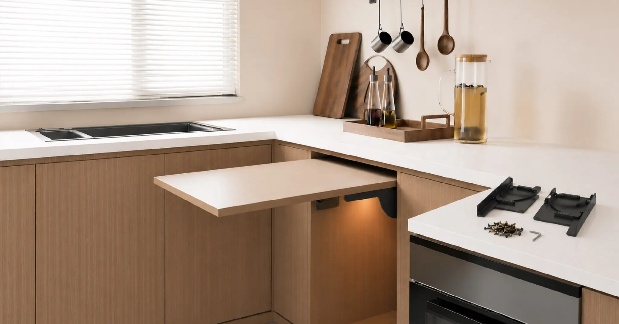 flip-down-table