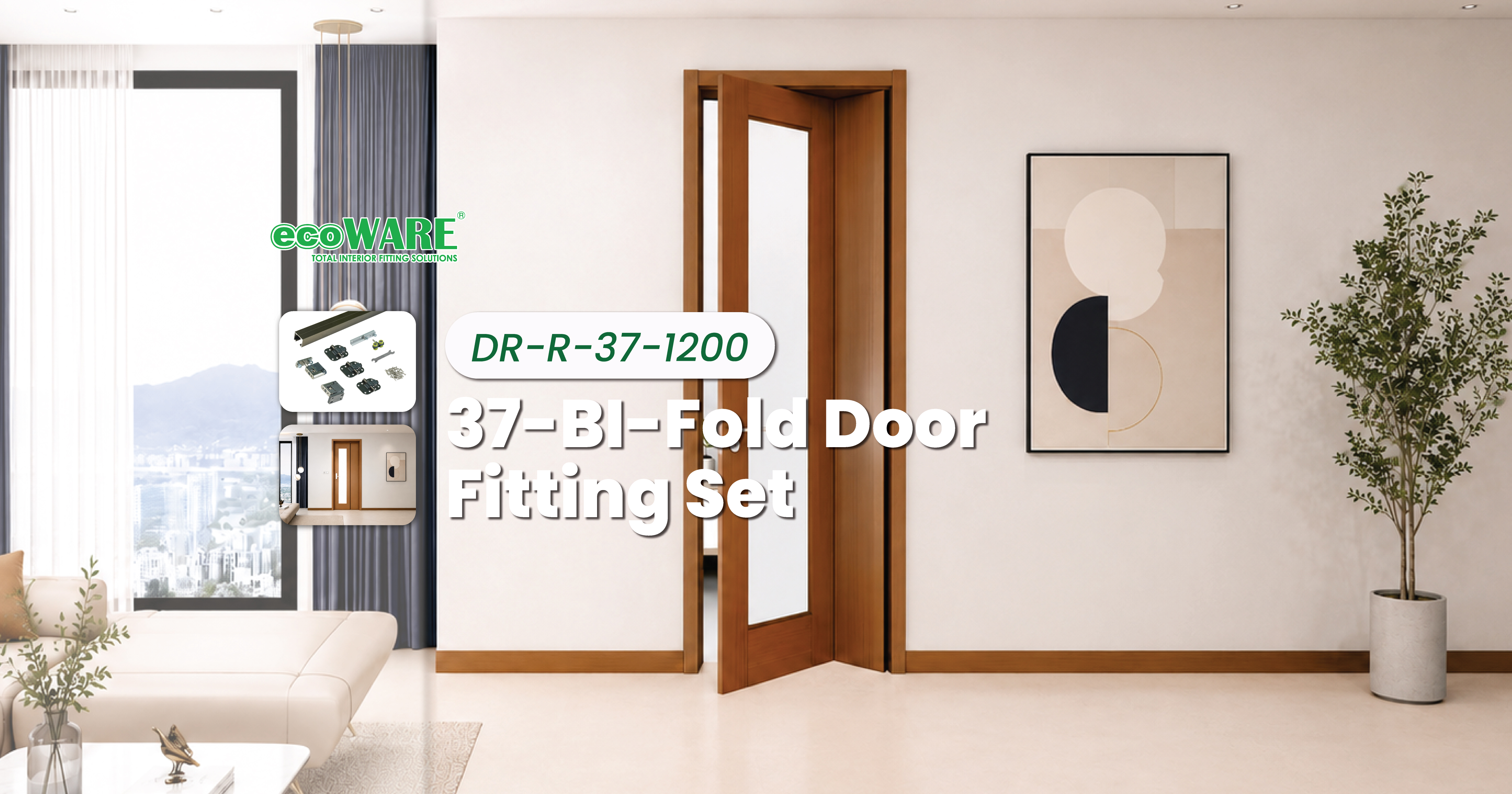 Toilet Door Taking Up Too Much Space? Try Bi-Fold Door🚪 