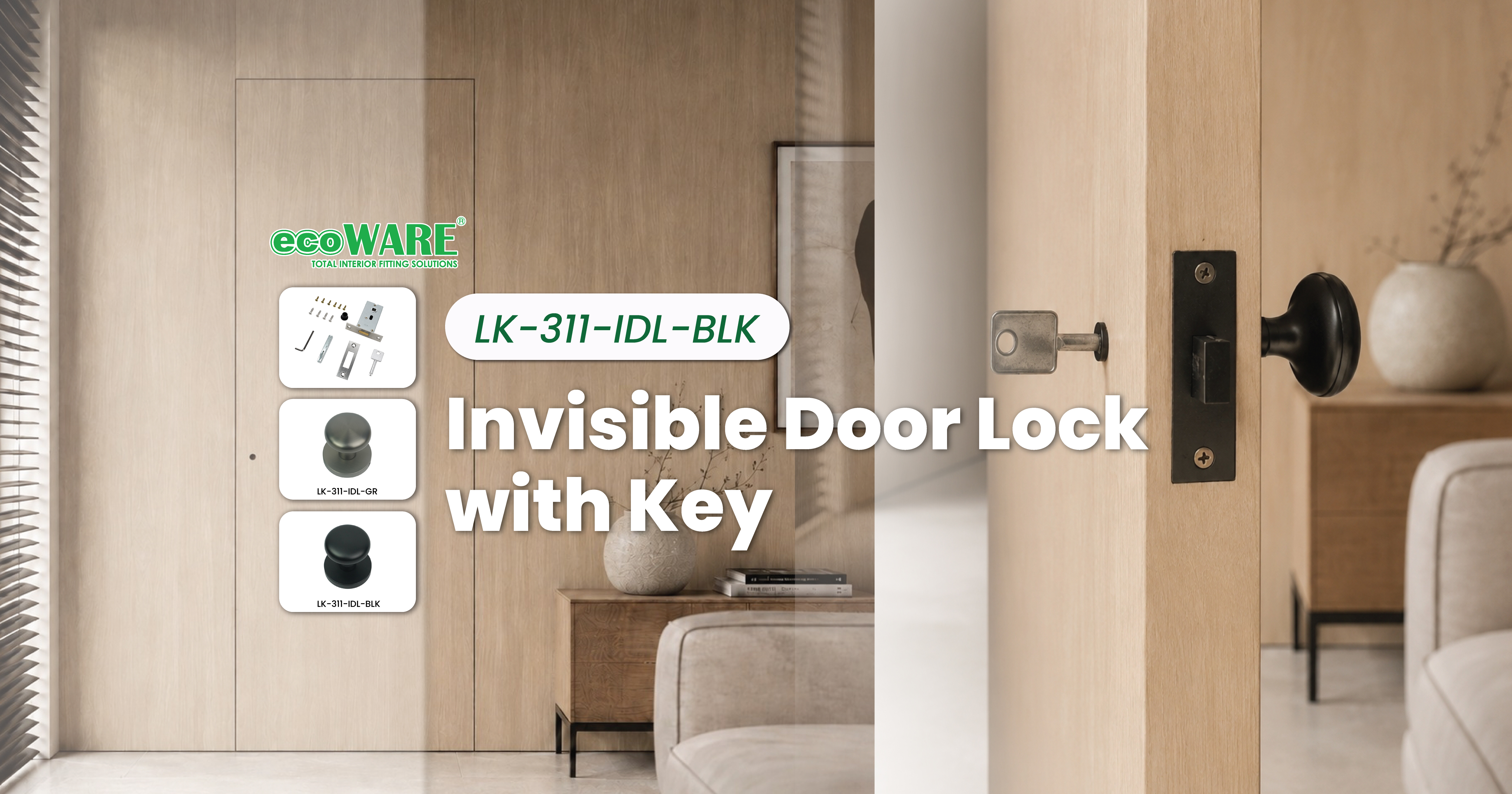 Keep Your Hidden Door Looking Clean with an Invisible Door Lock 🔒