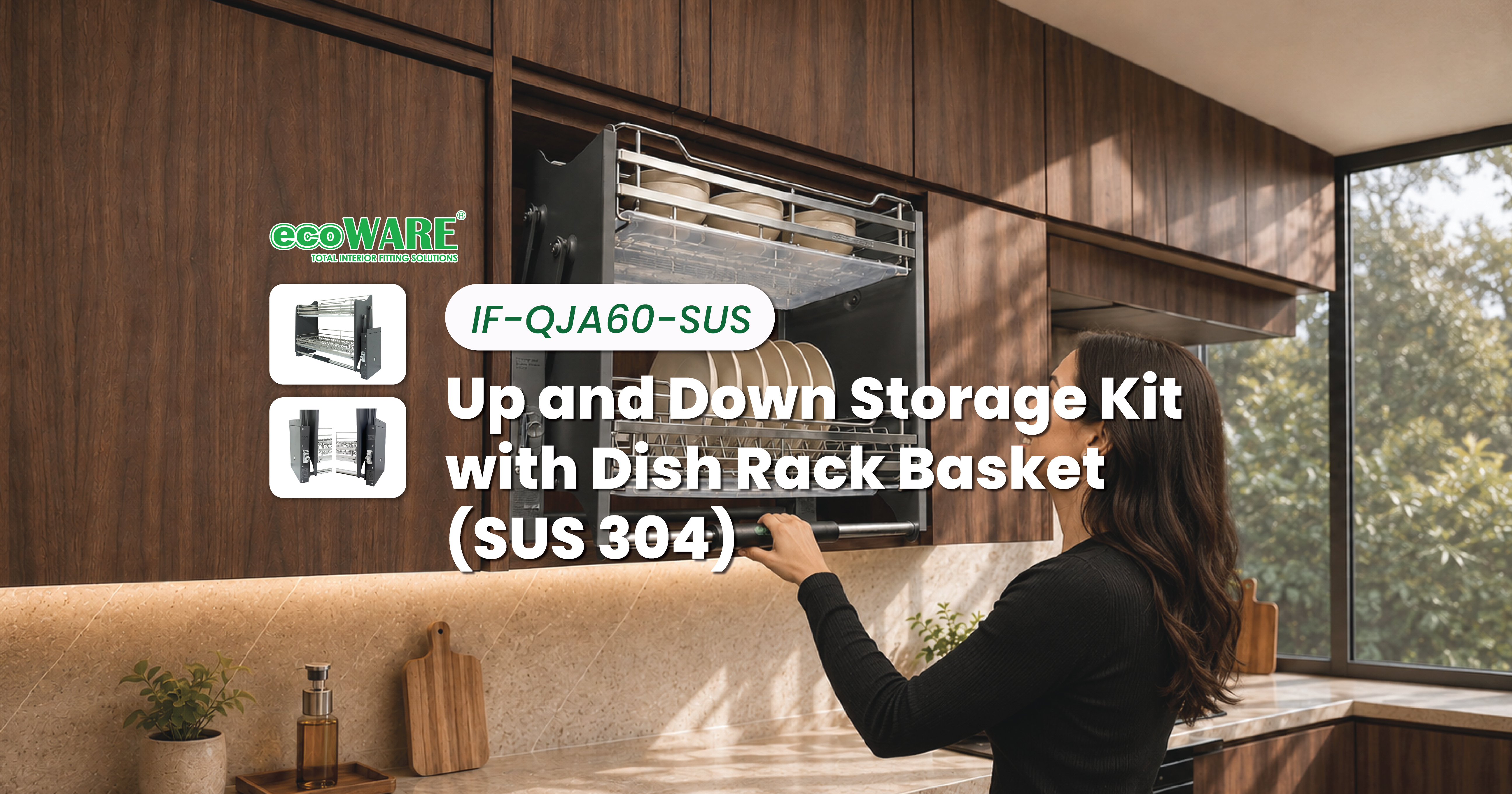 Smarter Storage for High Kitchen Cabinets 🍽️