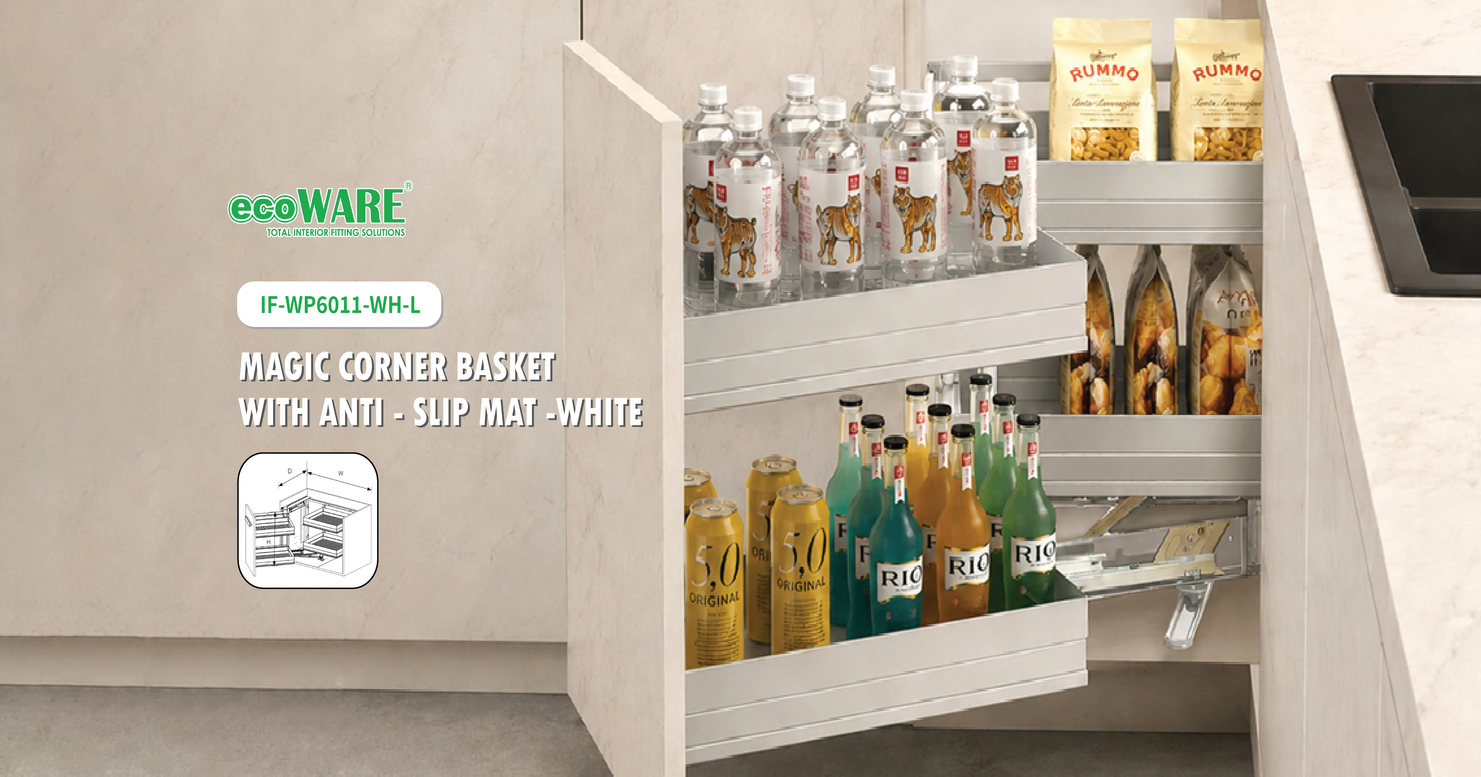 Looking for Ways to Organise a Deep Kitchen Corner Cabinet? This Is What You Should Read