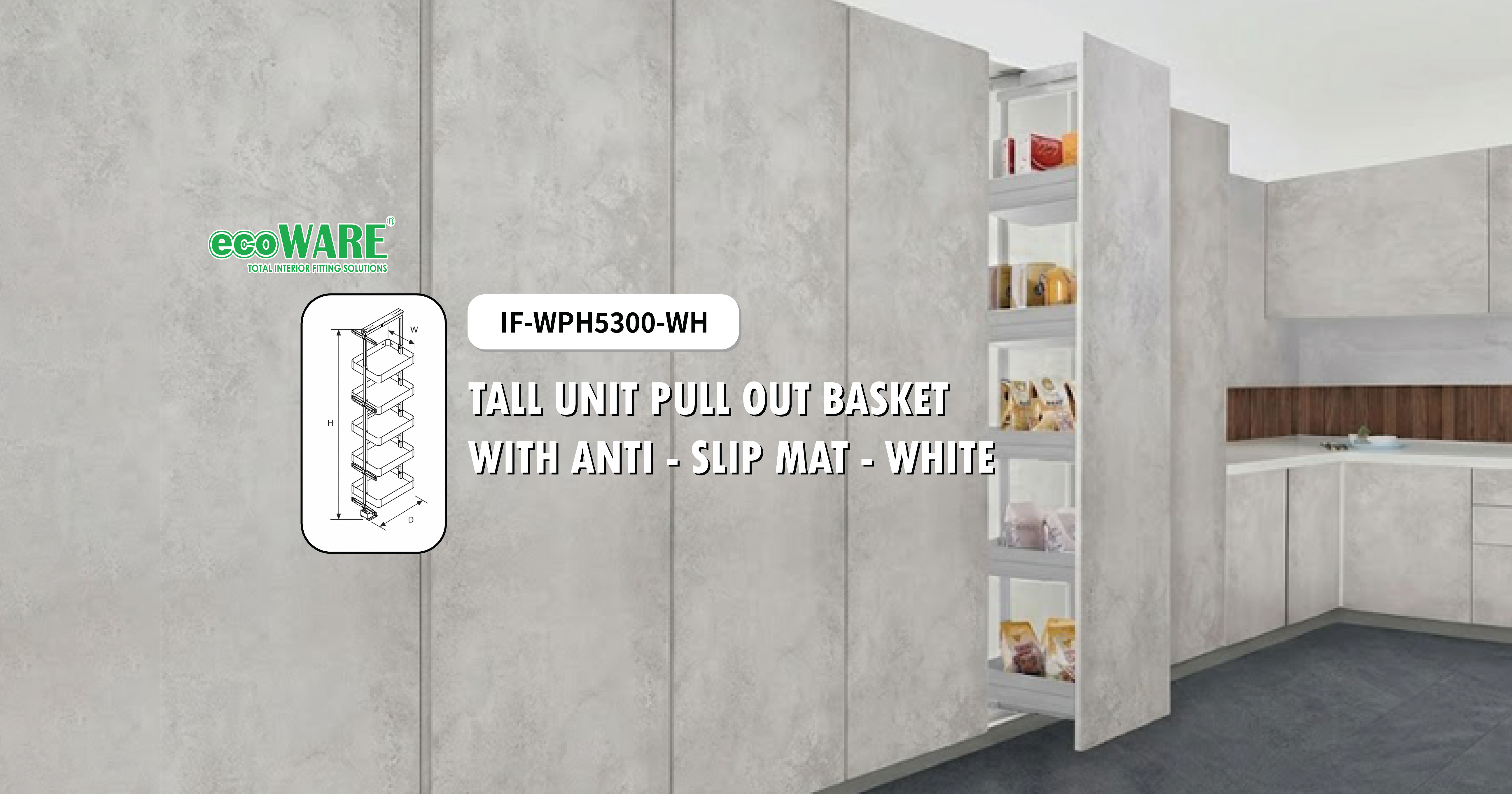 How a Tall Unit Pull-Out Basket Makes Pantry Storage More Accessible💡