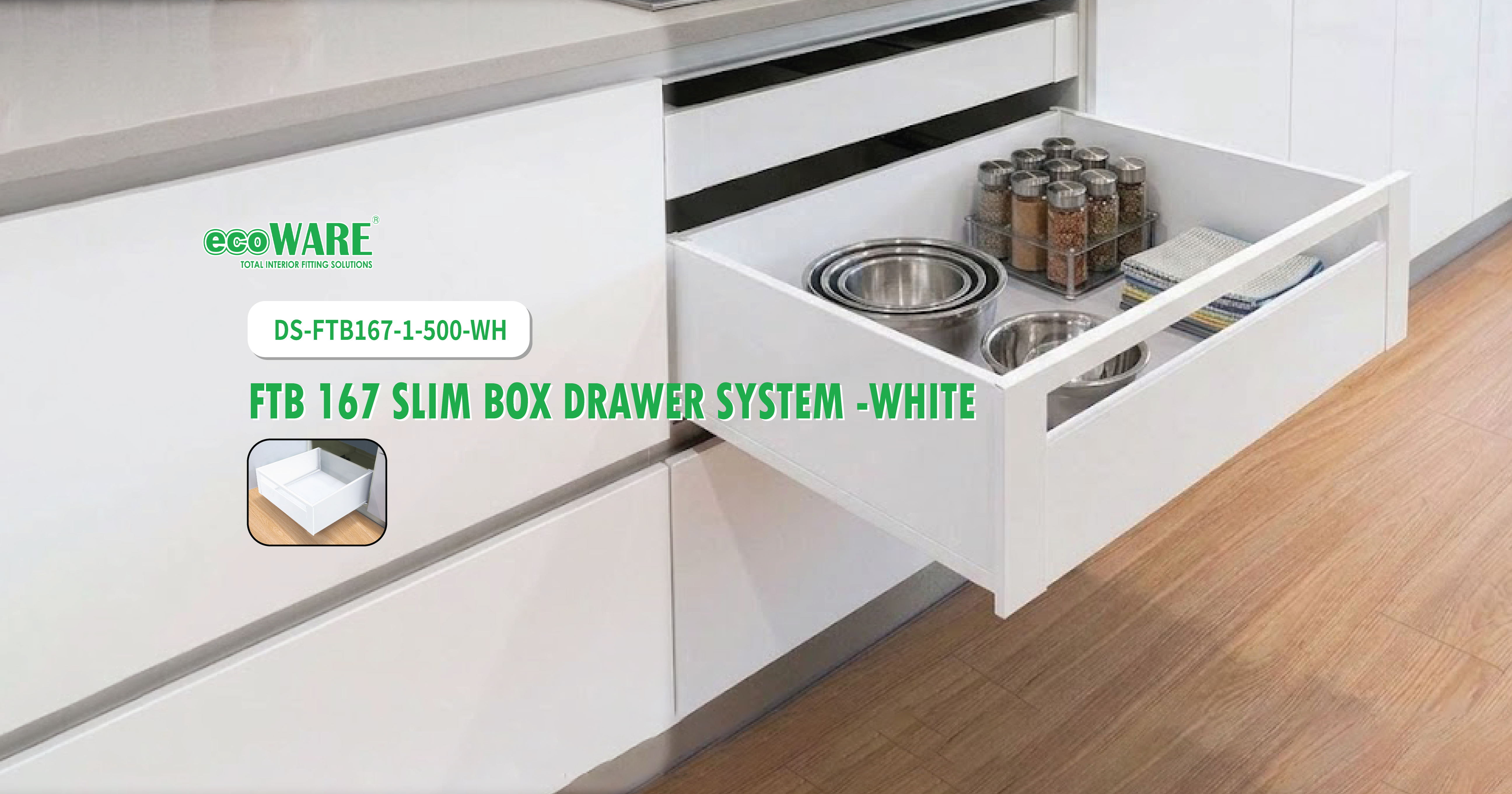 Why Choose a Slim Box Drawer System for Kitchen Storage?