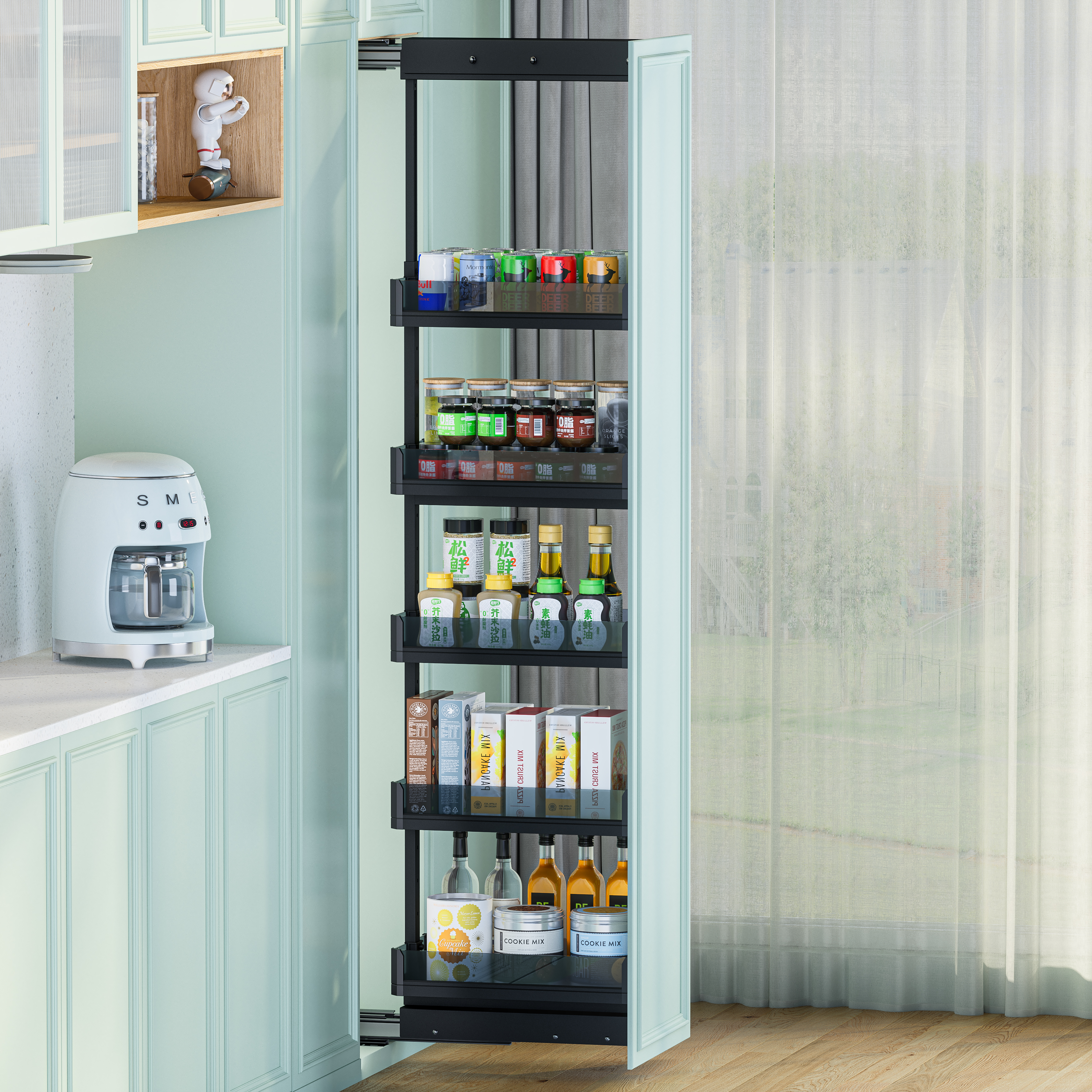Tall Unit Pull-Out Basket