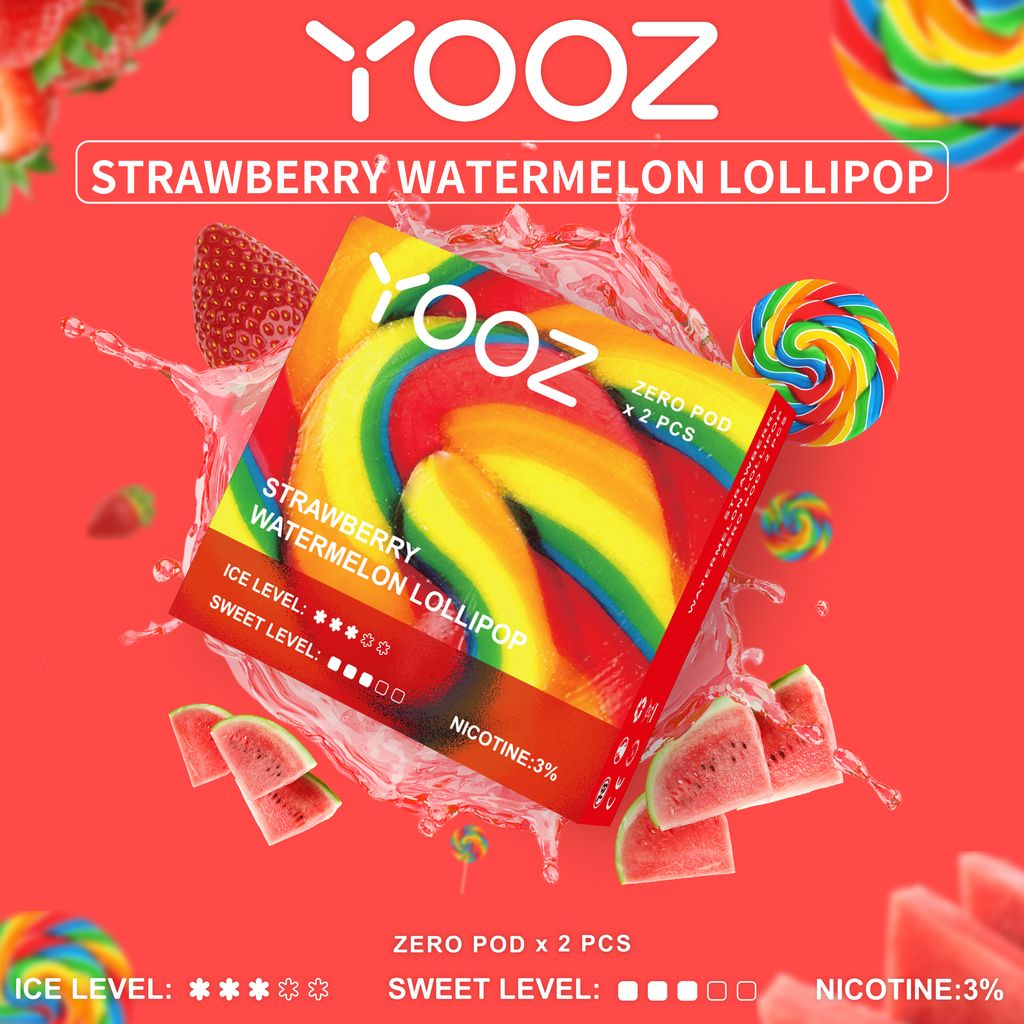 Strawberry Watermelon Lollipop
