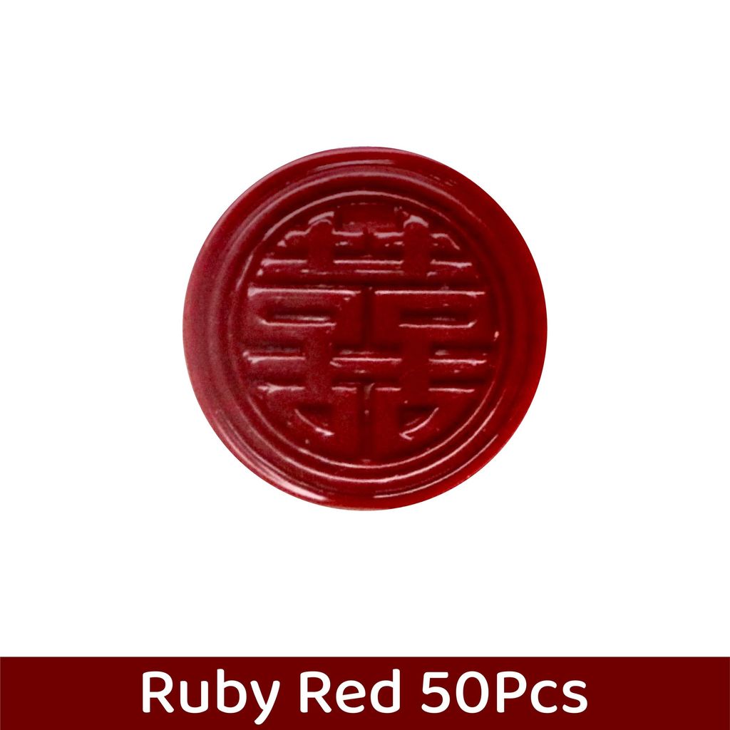 OHJOLLY 100Pcs Wedding Wax Stamp Seal Stamp Wax Seal Stamp Set Wedding Wax Seal Stamp Wax Seals 火漆 火漆印章 结婚喜字火漆印章 12
