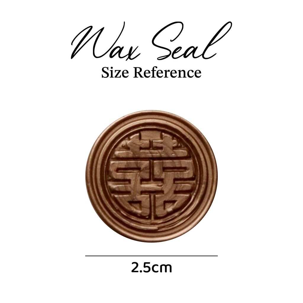 OHJOLLY 100Pcs Wedding Wax Stamp Seal Stamp Wax Seal Stamp Set Wedding Wax Seal Stamp Wax Seals 火漆 火漆印章 结婚喜字火漆印章 2