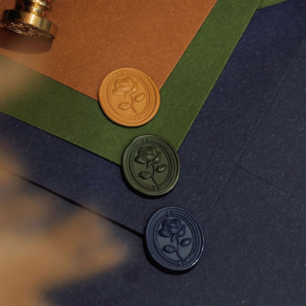 OHJOLLY 1Pcs Vintage Wax Seal Stamp Wax Stamp Seal Wax Sealing Wax Stamp Ready Made Wax Stamp 火漆 火漆印章 火漆 印章 3