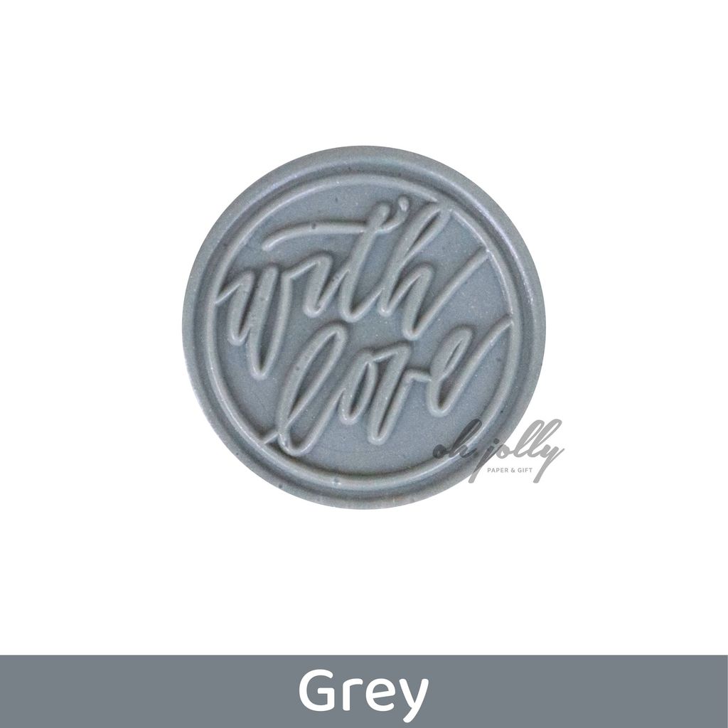 OHJOLLY 1Pcs Ready Made Wax Stamp Seal Stamp Set Sealing Wax Stamp Wax Seals Wedding Wax Seal Sticker 火漆 火漆印章 12