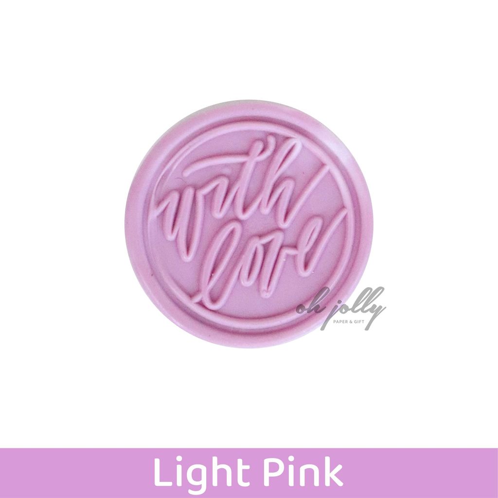 OHJOLLY 1Pcs Ready Made Wax Stamp Seal Stamp Set Sealing Wax Stamp Wax Seals Wedding Wax Seal Sticker 火漆 火漆印章 19