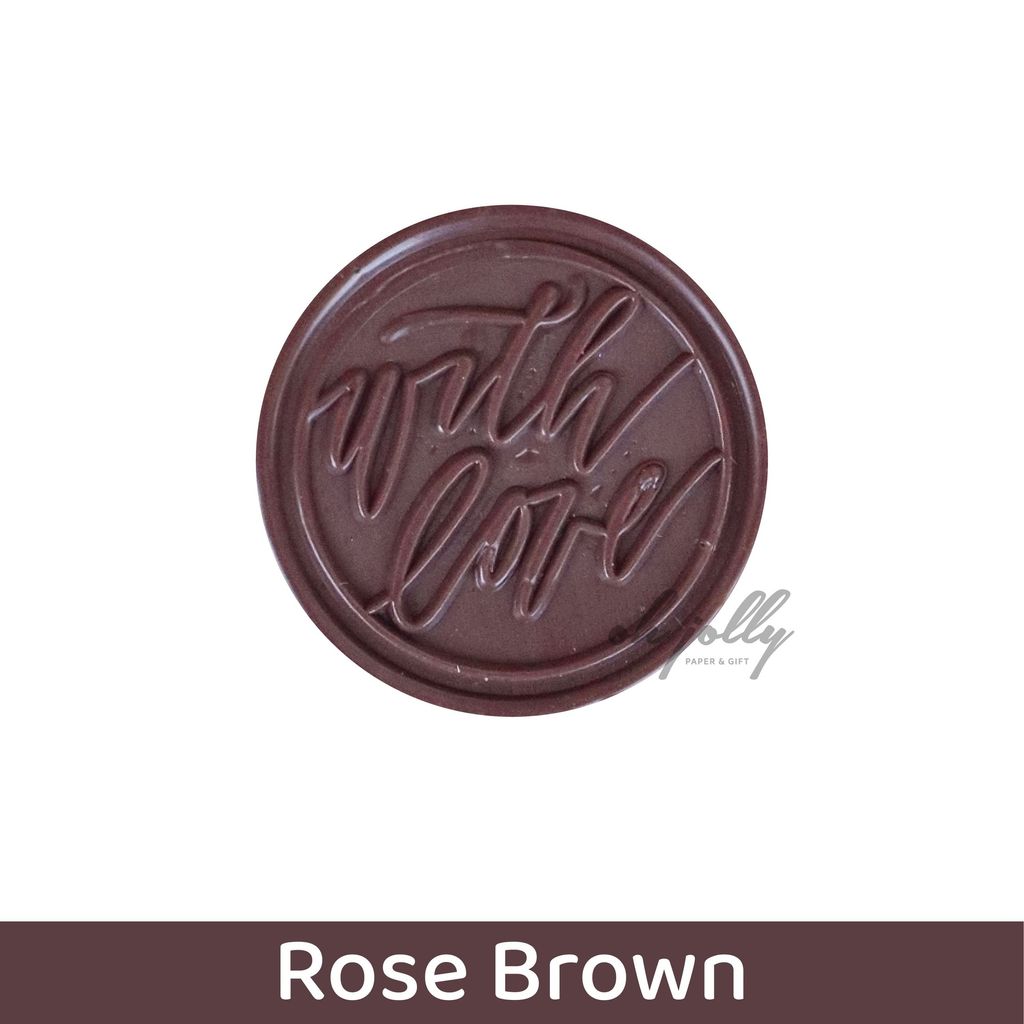 OHJOLLY 1Pcs Ready Made Wax Stamp Seal Stamp Set Sealing Wax Stamp Wax Seals Wedding Wax Seal Sticker 火漆 火漆印章 16