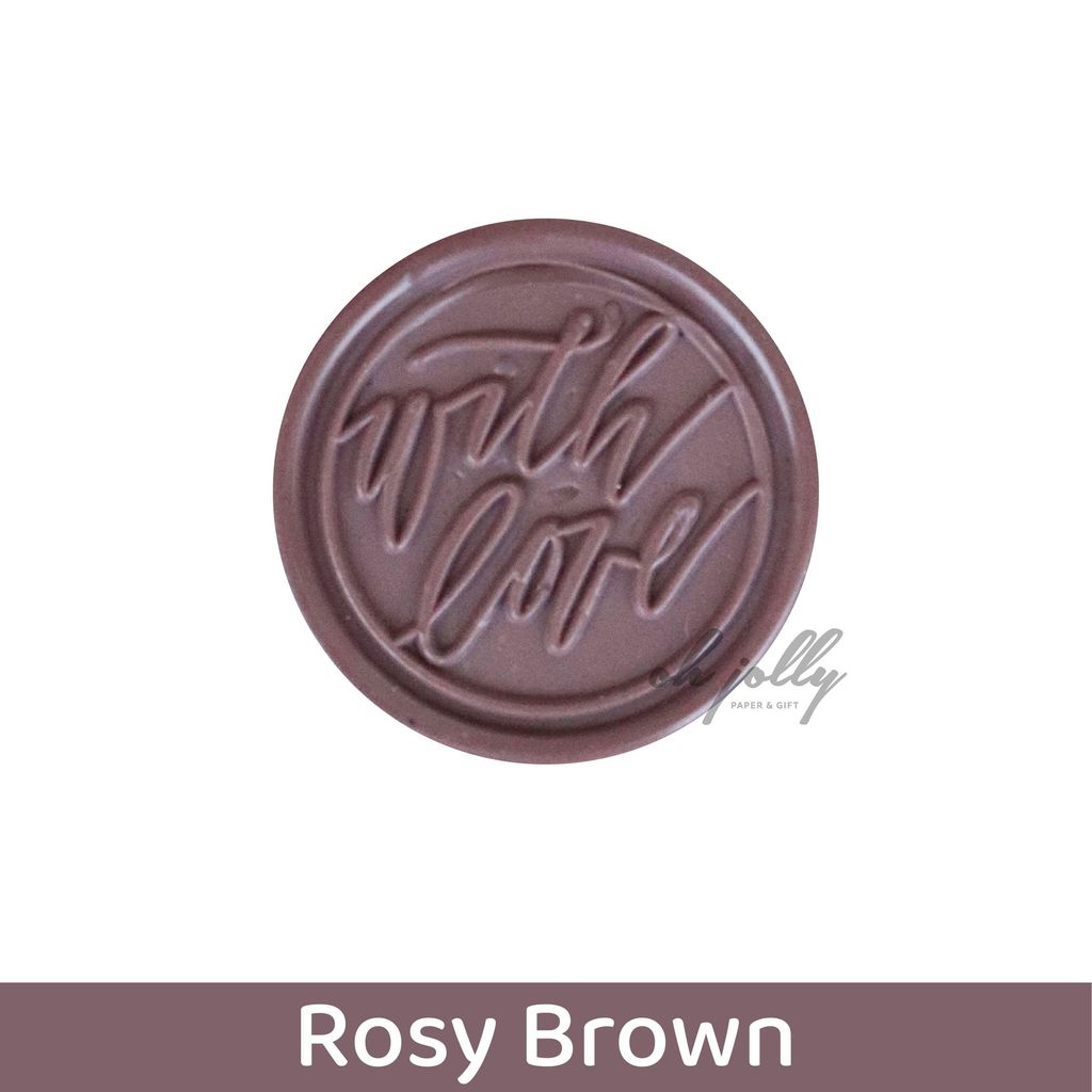 OHJOLLY 1Pcs Ready Made Wax Stamp Seal Stamp Set Sealing Wax Stamp Wax Seals Wedding Wax Seal Sticker 火漆 火漆印章 17