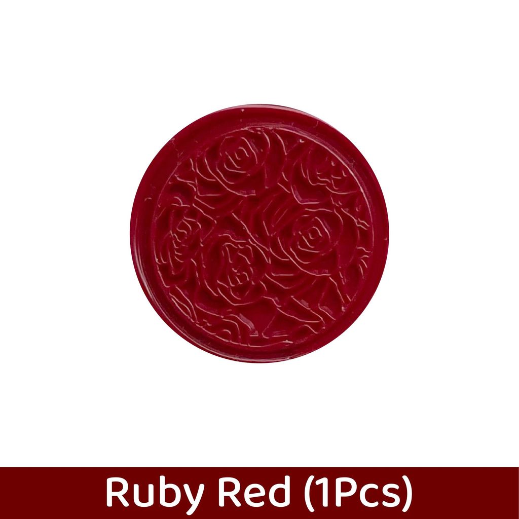 OHJOLLY 1Pcs Flower Wax Seal Stamp Wax Stamp Seal Wax Sealing Wax Stamp Ready Made Wax Stamp 火漆 火漆印章 火漆 印章 11