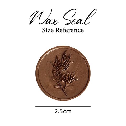 OHJOLLY 1Pcs Leaf Wax Seal Stamp Wax Stamp Seal Wax Sealing Wax Stamp Ready Made Wax Stamp 火漆 火漆印章 火漆 印章 2