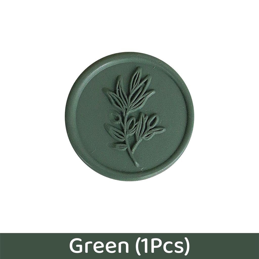 OHJOLLY 1Pcs Leaf Wax Seal Stamp Wax Stamp Seal Wax Sealing Wax Stamp Ready Made Wax Stamp 火漆 火漆印章 火漆 印章 13