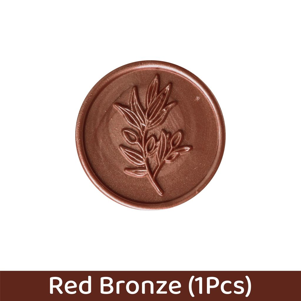 OHJOLLY 1Pcs Leaf Wax Seal Stamp Wax Stamp Seal Wax Sealing Wax Stamp Ready Made Wax Stamp 火漆 火漆印章 火漆 印章 14