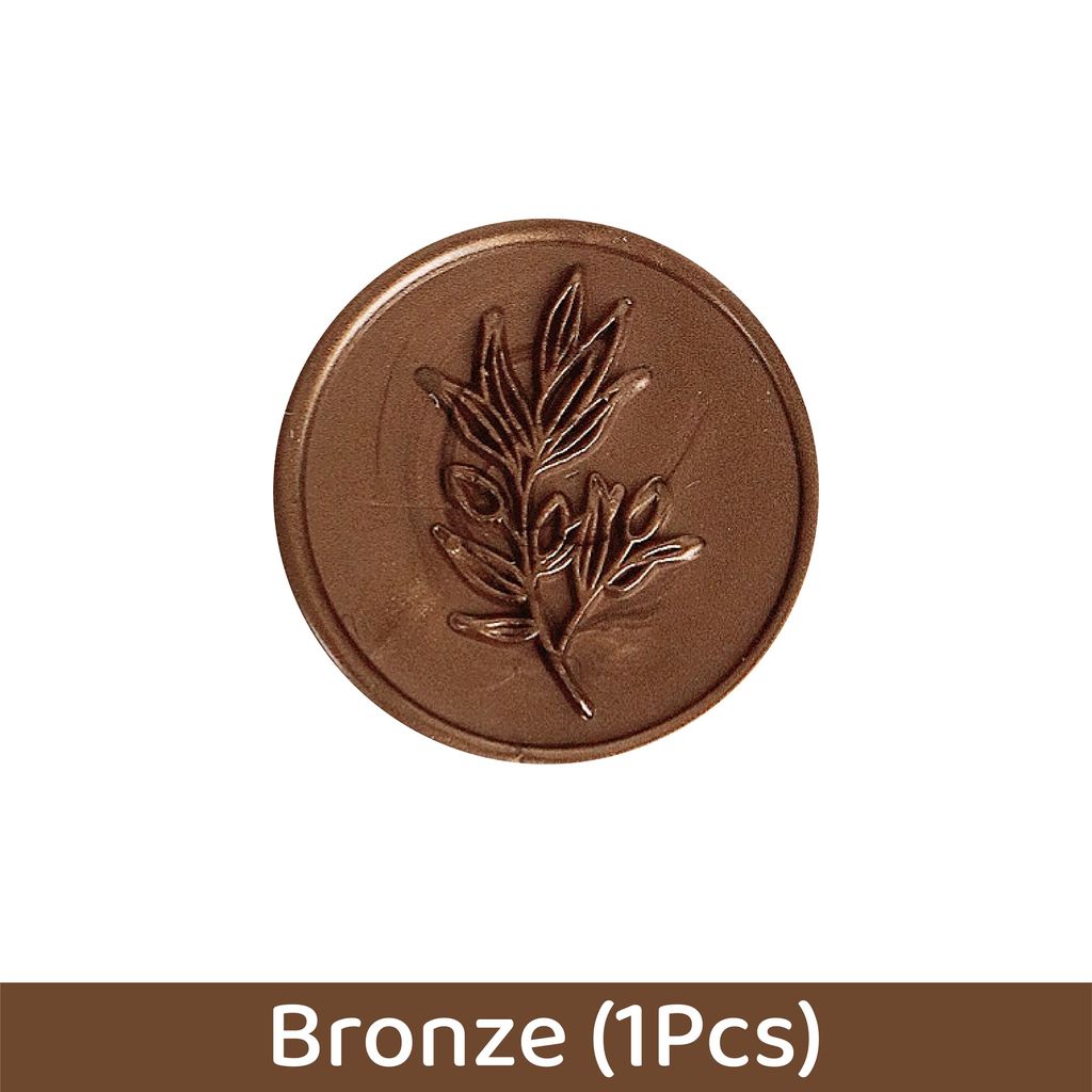 OHJOLLY 1Pcs Leaf Wax Seal Stamp Wax Stamp Seal Wax Sealing Wax Stamp Ready Made Wax Stamp 火漆 火漆印章 火漆 印章 10