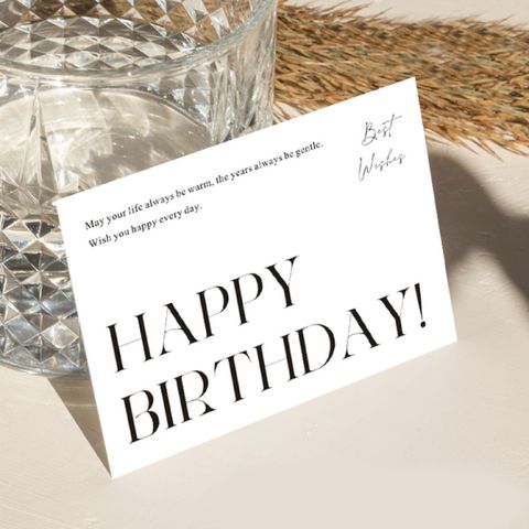 OHJOLLY 1Pcs Happy Birthday Wish Card Birthday Card Gift Card Greeting Card Kad Ucapan Birthday 卡片 生日卡片 生日贺卡 2
