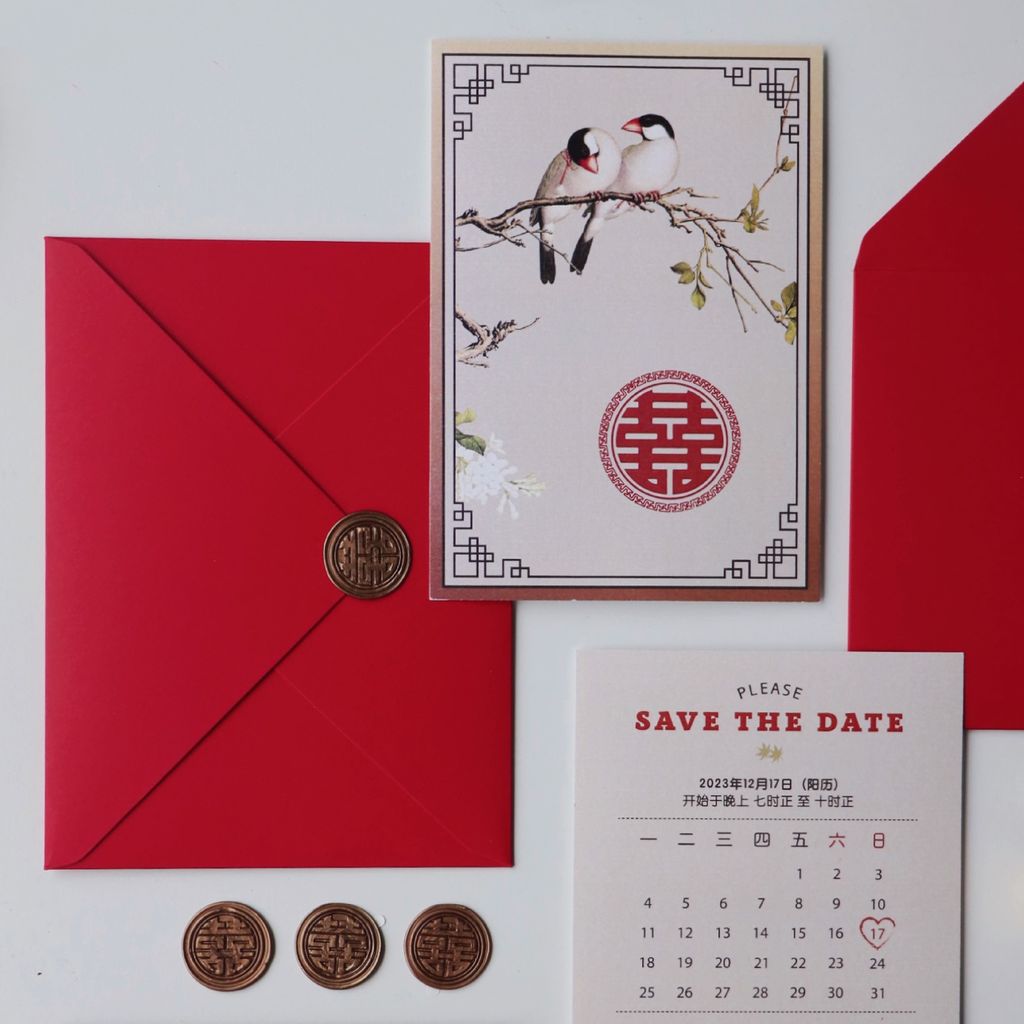 OHJOLLY 1Pcs A5 Envelope Wedding Card 180gsm Red Envelope A5 Wedding Envelope Sampul Kad Kahwin Envelope 信封 喜帖信封 红色信封 3